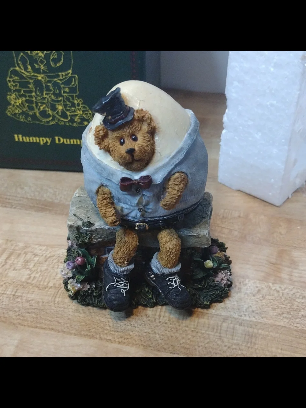 Boyds Bears Humpy Dumpy All Cracked Up 2458 1E First Edition Nursery Rhyme Boxed